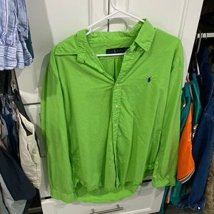 Ralph Lauren button down , performance material